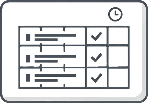 Checklist, task list, to-do list, checklist icon, task management