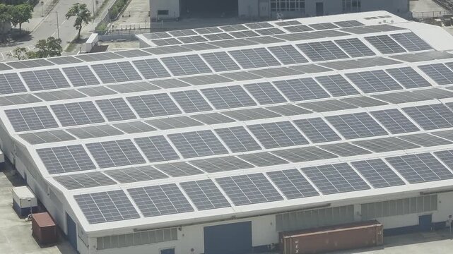 view of a solar farm in China, Hongkong