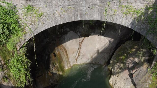 Orrido di Bellano dramatic natural gorge in Lombardy, Italy Italian nature