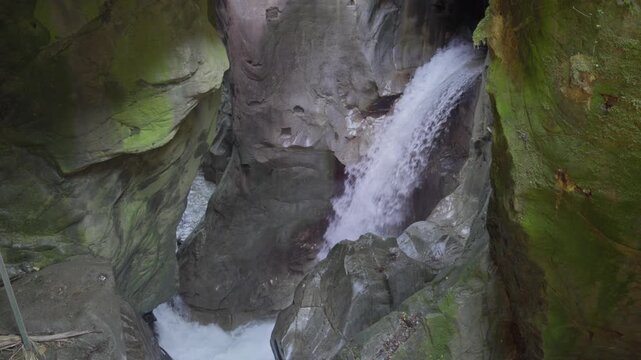 Orrido di Bellano natural gorge in Lombardy, Italy Italian nature waterfall