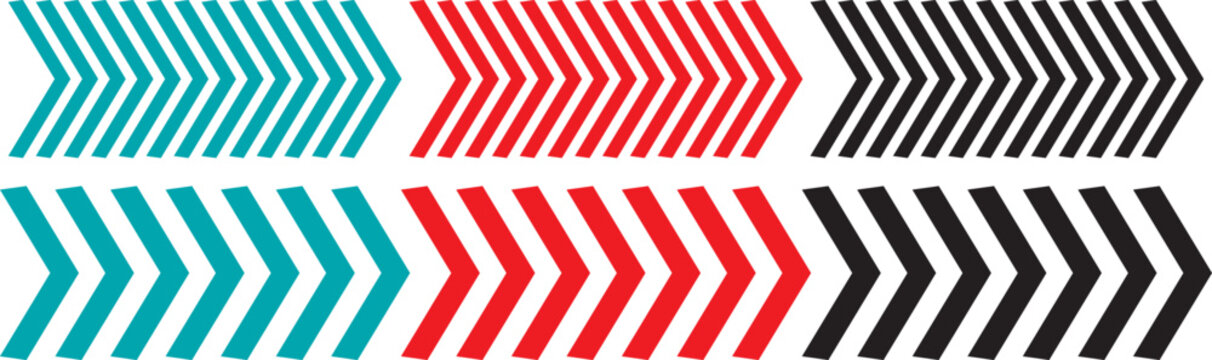 Set of chevron icons, professional vector illustration of arrow navigation and interface symbols.directional chevron symbols, high-quality vector icons for pagination and UI control elements.
