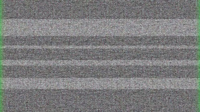 Old tv on-off effect, No signal tv screen noice and texture. 4K Video, Glitch TV Static Noise Distorted Signal Problems, Noise overlay texture pattern, Noice glitch motion animation video