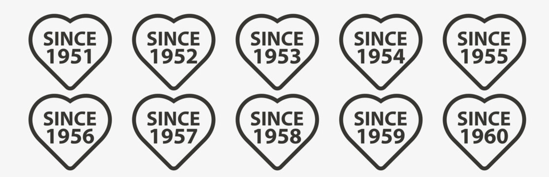 Since vector sign for 1991 to 2000.