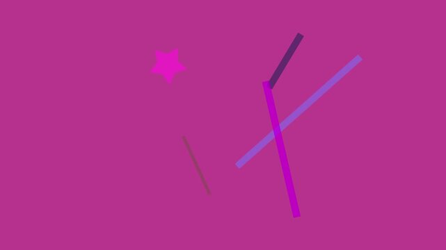 Vibrant purple neon light streaks in dark abstract motion glow