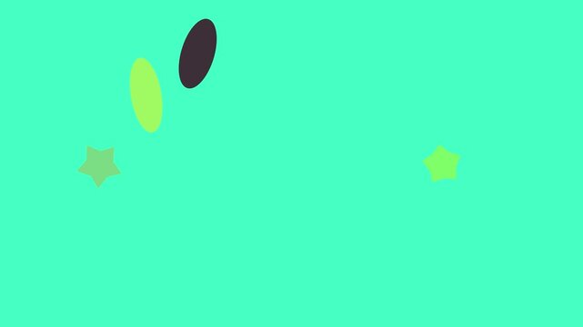 Flying drone aerial view green background, flight aviation