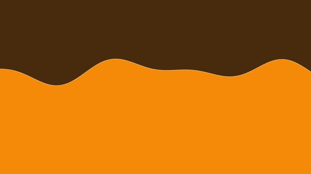 63 Wave Line Orange Brown Fast Down - Animated Background Loop