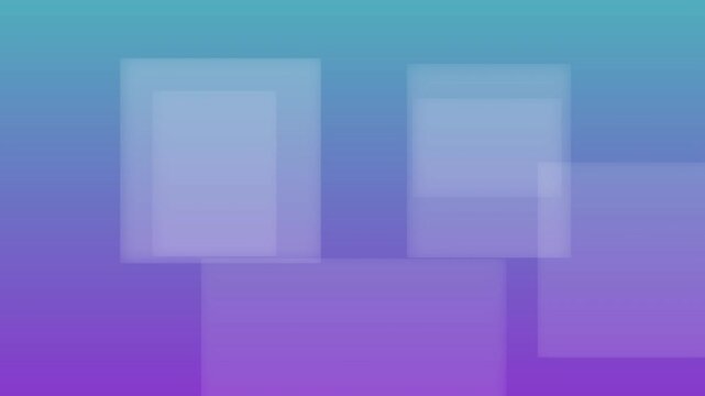 Abstract 3 d geometric cubes morphing transition smooth gradient purple teal animation