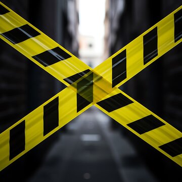 Forbidden Alley: Caution Tape's Shadow