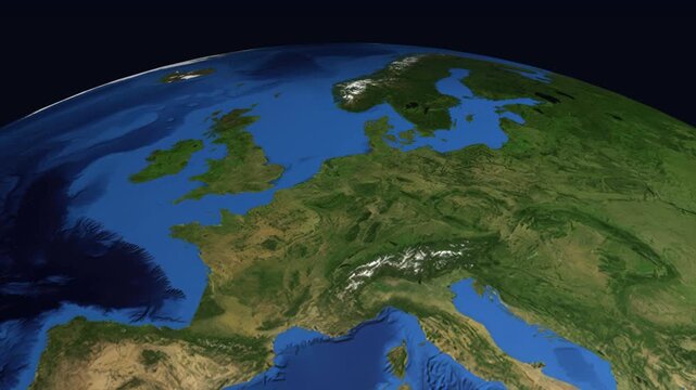 Animated Flight Path Map from London United Kingdom to Bali Indonesia