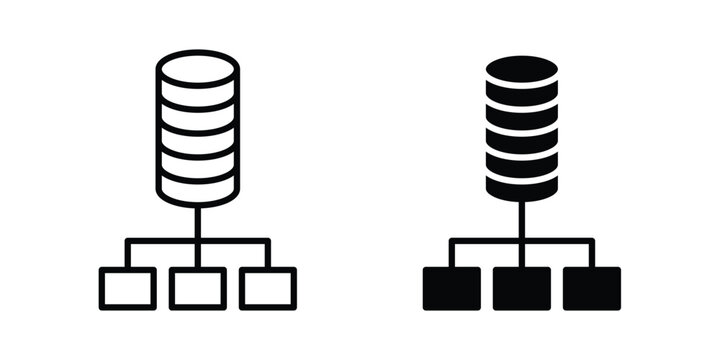 Data mining icon design Illustration set for Projects