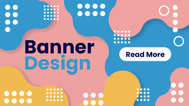 Elegant yet vibrant banner design ideal for digital campaigns and promotional content