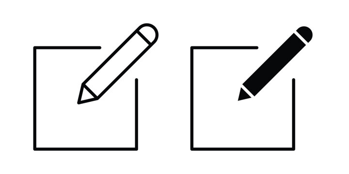 Edit text icon design Illustration set for Projects