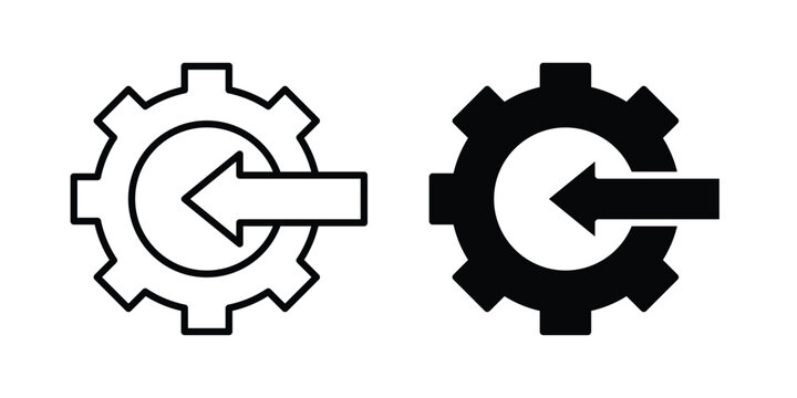 Integration icon design Illustration set for Projects