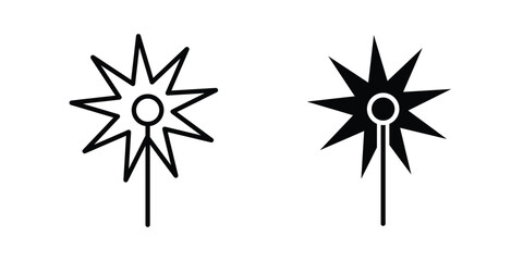 Obraz premium Laser beam icon design Illustration set for Projects