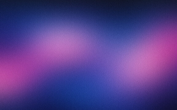 Abstract gradient background with purple blue grainy effect. Blurred texture with digital noise. 3D rendering