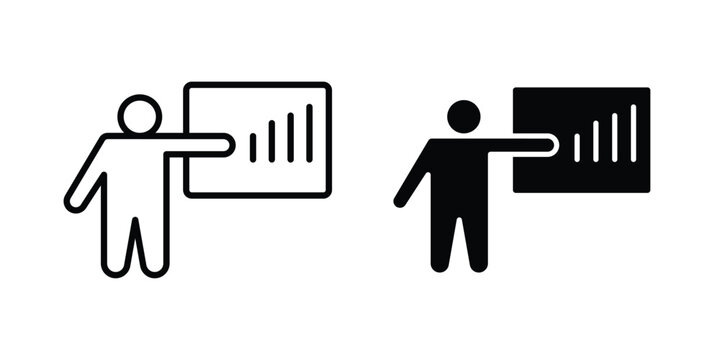 Training icon design Illustration set for Projects