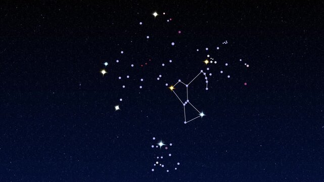 Introductory Video on the Winter Triangle (with Constellation Names)