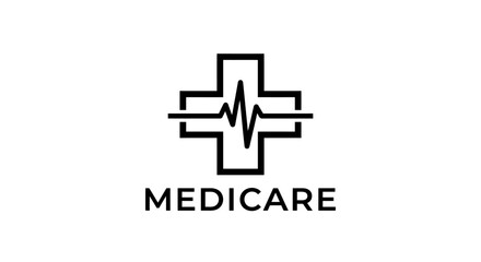 Obraz premium Professional healthcare logo representing hospitals, clinics, wellness, and medical services.