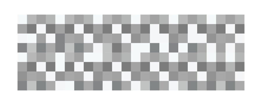 Censored Pixel Blur Mosaic Texture Set Vector, Grey Privacy Bars and Rectangle Shapes for Content Protection and 
Media Censorship Design