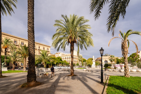 Views of Palermo historic city architecture and urban life - Palermo, Sicily, Italy &ndash; November 14, 2025