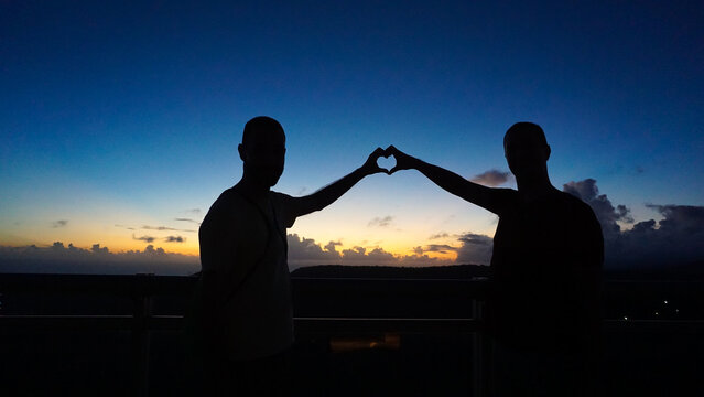 Coraz&oacute;nn en el atardecer