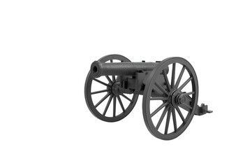 Fototapeta premium Antique cannon representing military history and war