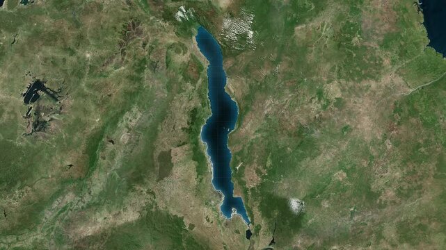Lake Malawi Map Animation