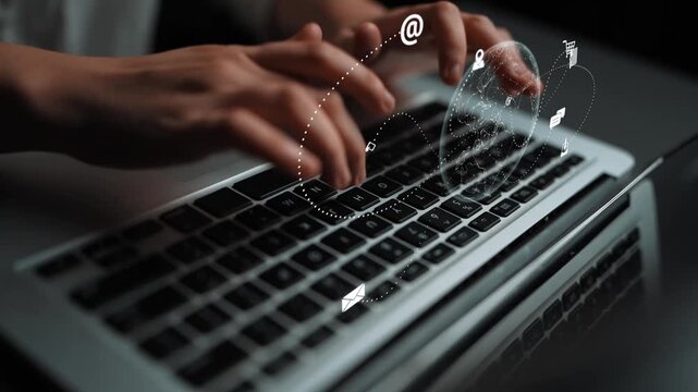 Visualization of global digital communication and online across multiple platforms, including global network, digital network, communication network, and online network. Marrow