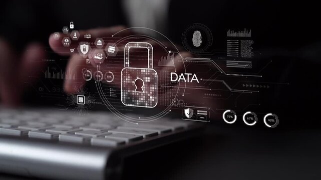 Cyber security protection and cyber security strategies against cyber threats, system hacks, digital breaches, network attacks, and safeguarding data with strong cyber security infrastructure. Muxer