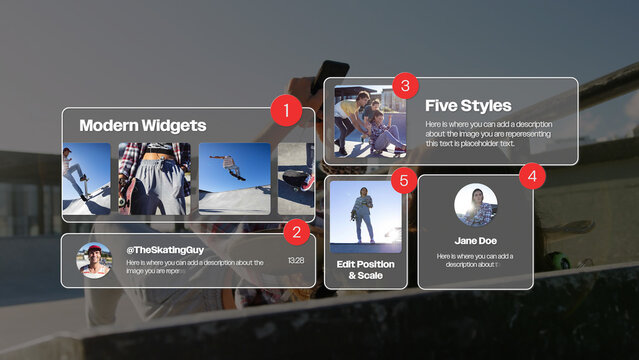 Modern Widget Notifications