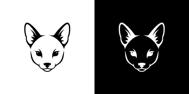 Dik Dik Head Logo Design as a Minimalist Animal Vector Illustration