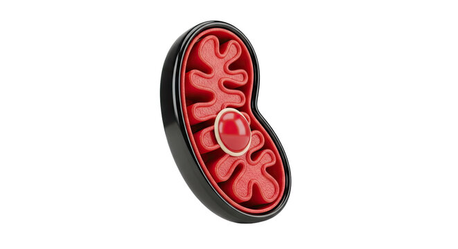 Mitochondrion Structure 3D Model