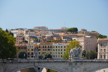 Fototapeta premium The skyline of Rome, Italy