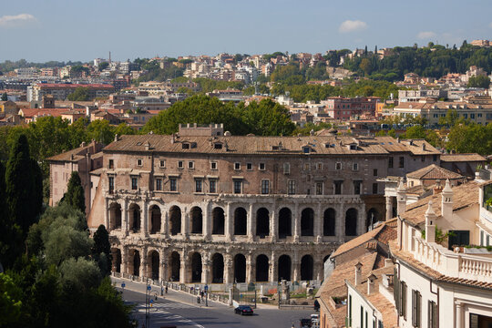 The Theatre of Marcellus in Rome, Italy