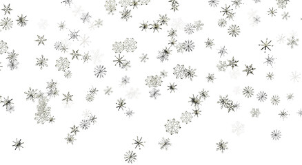 Abstract white winter background with snowflakes. Festive holiday backdrop. Season's greetings. Wint © vegefox.com