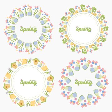 Happy Spring Wreaths Collection
