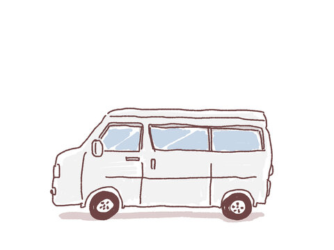 送迎車、車、バン、乗り物、