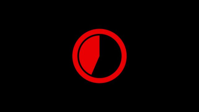 Science Futuristic Loading Circle.4k video animation.