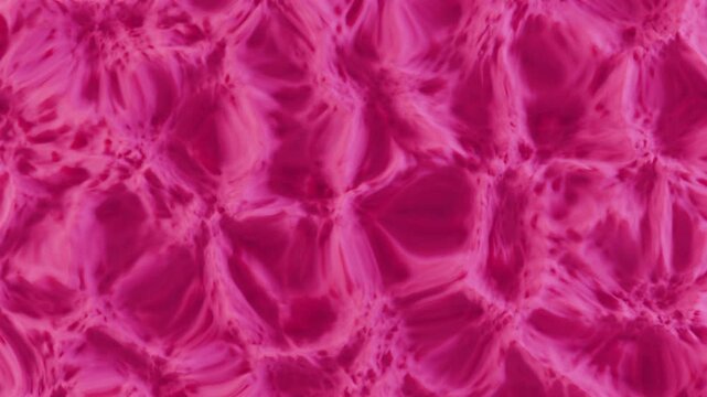 Looped animation. The abstract relief surface smoothly oscillates endlessly, creating the effect of continuous organic movement. The plastic texture vibrates and transforms mesmerizingly, forming a dy