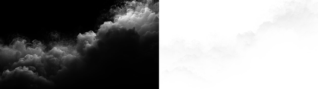 Soft cloud formations drift gently across a transparent background during the day