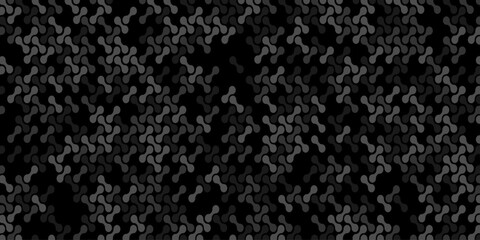 Fototapeta premium Metaball stippled organic pattern. Abstract geometric shape texture metaballs Seamless Pattern geometric wallpaper vector design.