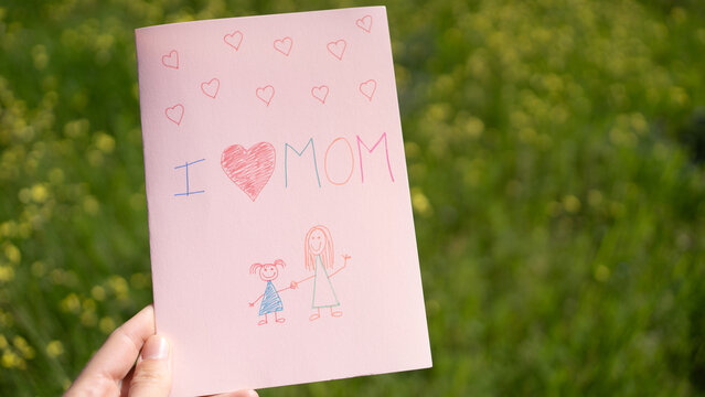 Handmade Mother&rsquo;s Day Card Made by a Child