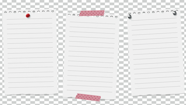Notebook Papers For Illustrator (.EPS)