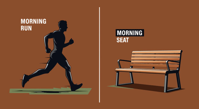 Morning Exercise Versus Morning Relaxation A Visual Contrast