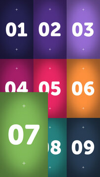 Multiscreen Transition Vertical X9 04 &ndash; Nine Screen Vertical Transitions, Modern Multi Panel Animation for Reels, Stories and Mobile Video Content