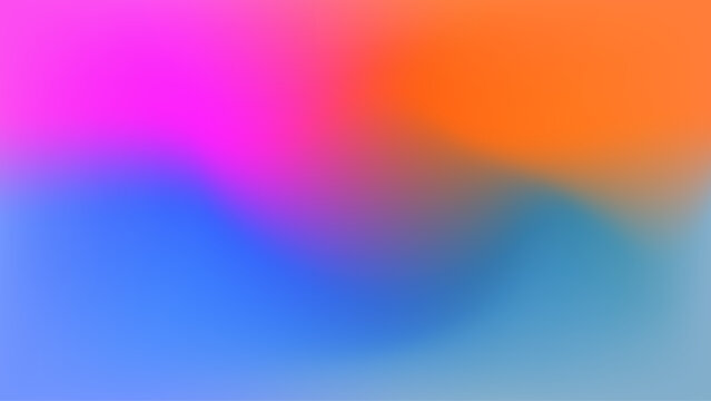 Vibrant Abstract Gradient Background with Smooth Color Blend of Pink Orange Blue and Teal