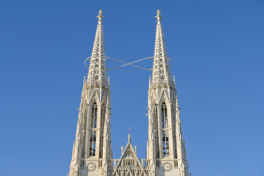 Votivkirche, Rooseveltplatz, Wien, &Ouml;sterreich