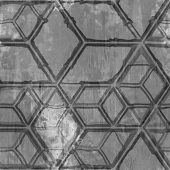 Obraz premium Seamless metal tile floor pattern. High resolution photo filter.