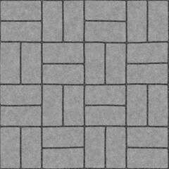 Fototapeta premium Red Basketweave and Height Map Comparison