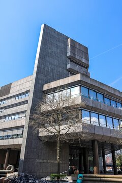 Hamburg, Germany - 15. April 2026: Deutsche Bundesbank building in Hamburg, Germany, on a clear day